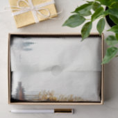 Decoupage Silhouette Deer Double Exposure Wildlife Tissuepapier (Geschenk)