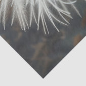 Decoupage Silkie Showgirl Chicken White Feathers Tissuepapier (Detail)