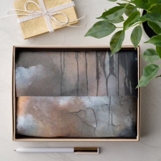 Decoupage Silver Haired Witch Glowing Artwork Tissuepapier (Geschenk)