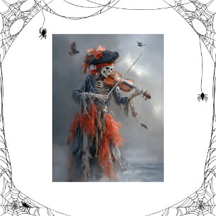 Decoupage Skelet Griezelige Zeerover Charme  Tissuepapier
