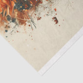 Decoupage Skeleton Couple Victor & Eliza in het ro Tissuepapier (Detail)