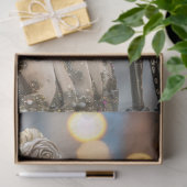 Decoupage Skeleton Getrouwd paar Tissuepapier (Geschenk)