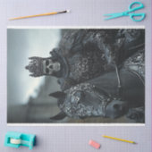 Decoupage Skeleton King Gothic Zwart Zilver Kledin Tissuepapier (Craft)