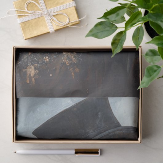 Decoupage Skeleton Paar Trouwdag Victoriaans Tissuepapier (Geschenk)