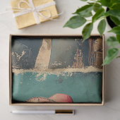 Decoupage Skeleton Sombrero Gitaarspeler Tissuepapier (Geschenk)