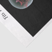 Decoupage Skeletons Kissing Fits 16x20 Canvas  Tissuepapier (Detail)