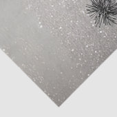 Decoupage Sneeuwmannen Paar Rode Mutsen Sjaals Tissuepapier (Detail)