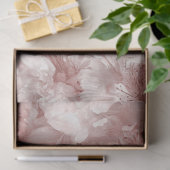 Decoupage Snow Leopard Pink Botanical Garden Tissuepapier (Geschenk)