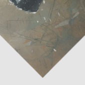 Decoupage Snowman & Reindeer Snowy Woodlands Tissuepapier (Detail)