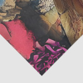 Decoupage Sophisticated Lady Distressed Achtergron Tissuepapier (Detail)