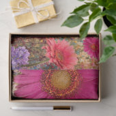 Decoupage Speelse Emu Tweeling Australische Bloeme Tissuepapier (Geschenk)