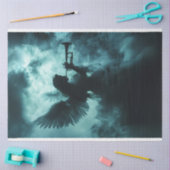 Decoupage Spiritueel zijn Gabriel Trumpet Call Tissuepapier (Craft)