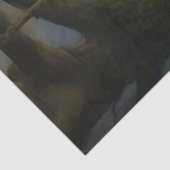 Decoupage spookachtige magie swingend in de maan tissuepapier (Detail)