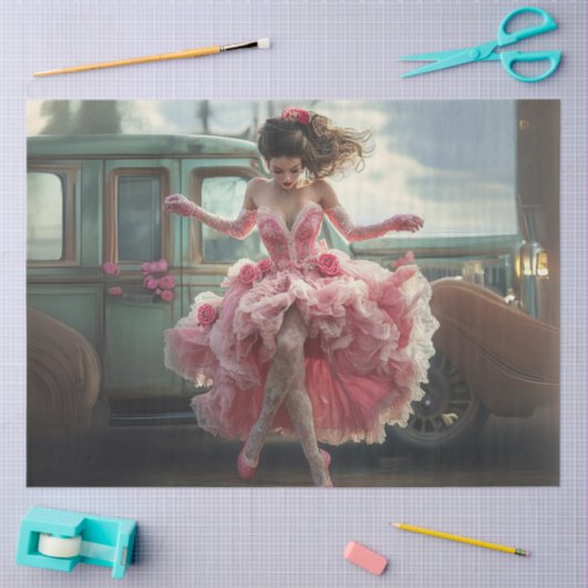 Decoupage Sprookjesachtige Whimsical Dress Valenti Tissuepapier (Craft)