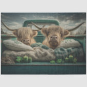 Decoupage St. Patrick Hoogland Oude Truck Tissuepapier (Voorkant)