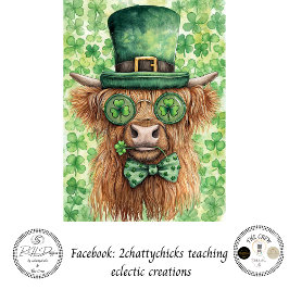 Découpage St. Patrick's Day Hoogland Ierse stijl Tissuepapier