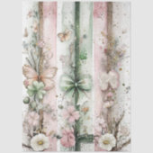 Decoupage St. Patrick's Day Pastel Panelen Tissuepapier (Voorkant)