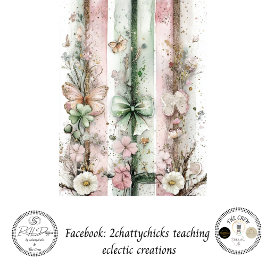 Decoupage St. Patrick's Day Pastel Panels  Tissuepapier