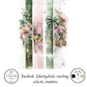 Decoupage St. Patrick's Day Pastel Panels  Tissuepapier