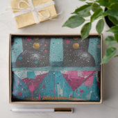 Decoupage Starlight Sass Whimsical Notenkraker Tissuepapier (Geschenk)