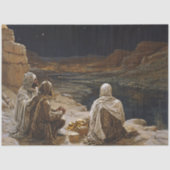 Decoupage Stary Night 3 Wijze Mannen Tissuepapier (Voorkant)