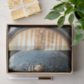 Decoupage Steampunk Blauw Standaard Poedel Tissuepapier (Geschenk)