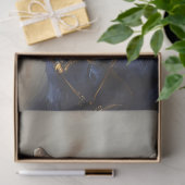 Decoupage Steampunk Blue Azure Tissuepapier (Geschenk)