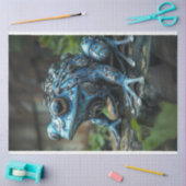 Decoupage Steampunk Blue Frog Tissue Paper Tissuepapier (Craft)