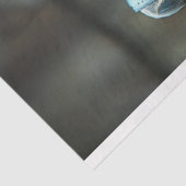 Decoupage Steampunk Blue Frog Tissue Paper Tissuepapier (Detail)