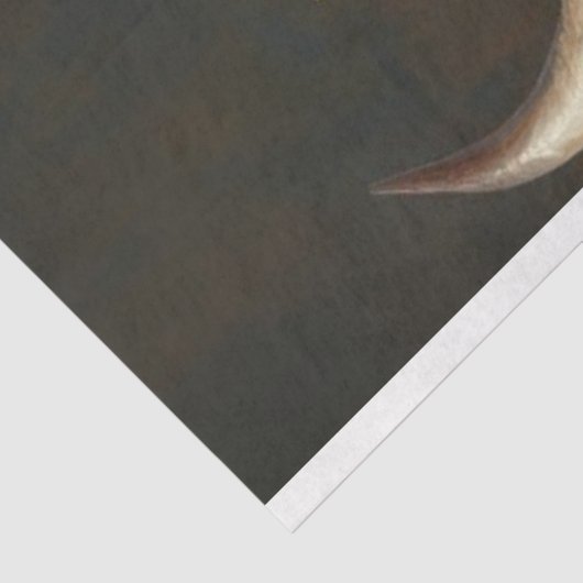 Decoupage Steampunk Bull Sir Brasshoof Tissuepapier (Detail)