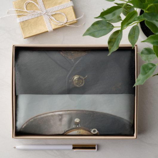 Decoupage Steampunk Bull Sir Bullington Gearhoof Tissuepapier (Geschenk)