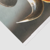 Decoupage Steampunk Bull Sir Bullington Gearhoof Tissuepapier (Detail)