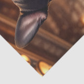 Decoupage - Steampunk bulldog en bier - Tissuepapier (Detail)