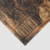 Decoupage Steampunk Cityscape Architectonisch Ontw Tissuepapier (Detail)