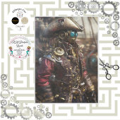 Decoupage Steampunk Cyborg Pirate Tissuepapier