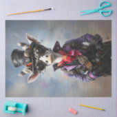 Decoupage Steampunk Fantasy Giraffe Tissuepapier (Craft)