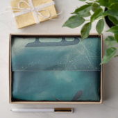 Decoupage Steampunk Fantasy Winter Messenger Tissuepapier (Geschenk)