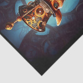 Decoupage Steampunk Funky Giraffe Pet Faux Ink 035 Tissuepapier (Detail)