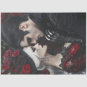 Decoupage Steampunk Gothic Couple Valentijnsdag Tissuepapier (Voorkant)