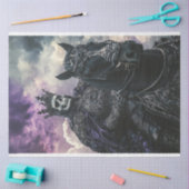 Decoupage Steampunk Gothic Skeleton Tissuepapier (Craft)