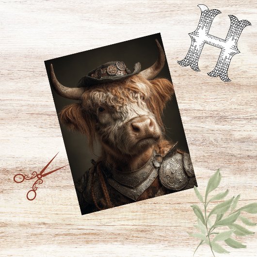 Decoupage Steampunk Highland Diesel Punk Machinery Tissuepapier