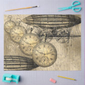 Decoupage steampunk Hindenburg Tissuepapier (Craft)