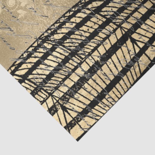 Decoupage steampunk Hindenburg Tissuepapier (Detail)