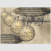 Decoupage steampunk Hindenburg Tissuepapier (Voorkant)