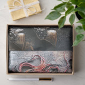 Decoupage Steampunk Iron Horse Gearheart Tissuepapier (Geschenk)