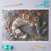 Decoupage Steampunk Iron Horse Gearheart Tissuepapier (Craft)