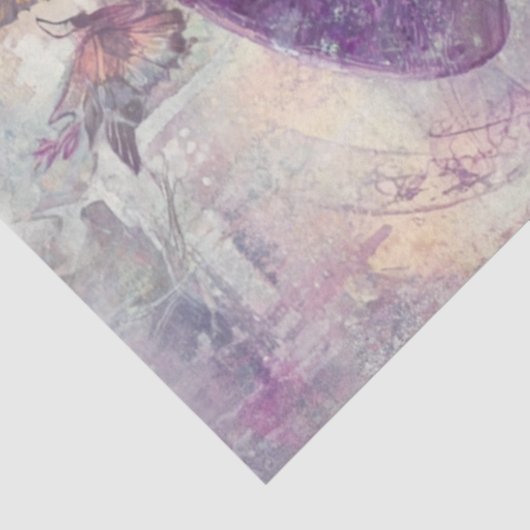 Decoupage Steampunk Konijn Alice Wonderland Tissuepapier (Detail)