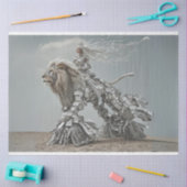 Decoupage Steampunk Leeuwenlandschap Tissuepapier (Craft)