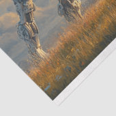 Decoupage Steampunk Mechanical Horse Cogsmane Tissuepapier (Detail)