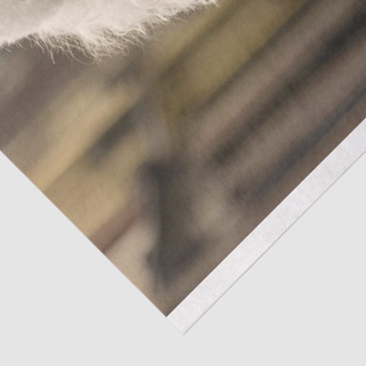 Decoupage Steampunk Motorcycle Riding Poodle Tissuepapier (Detail)